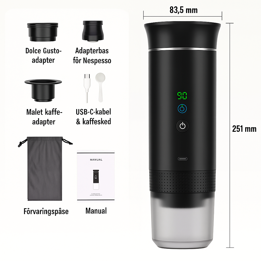 Portabel kaffebryggare