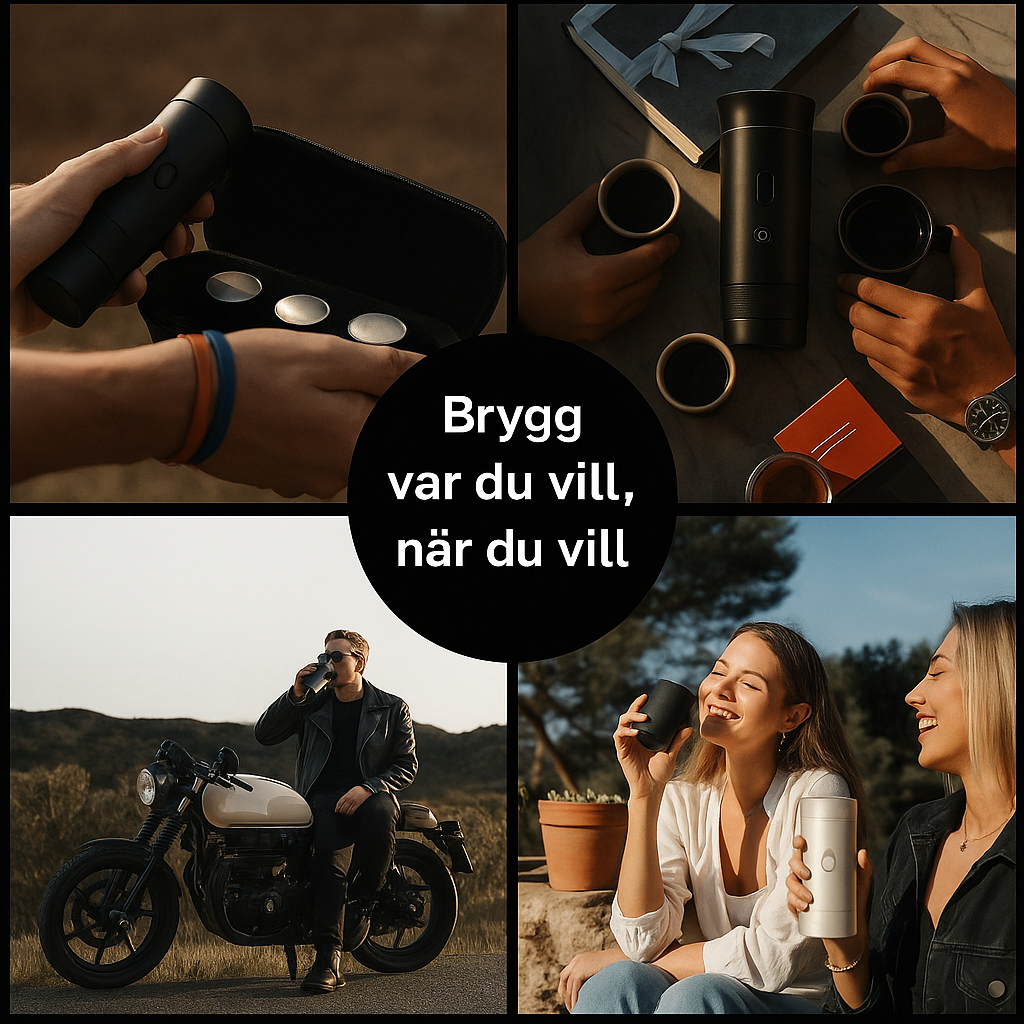 Portabel kaffebryggare